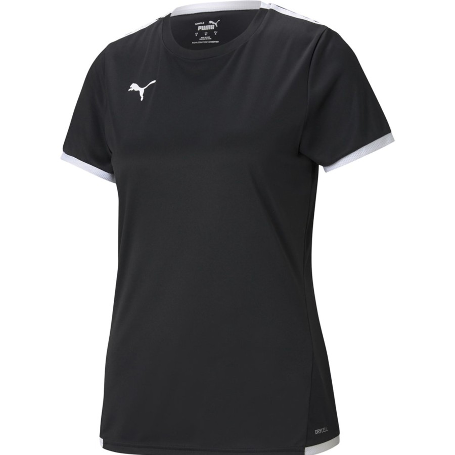 Damen Puma Trikots | Puma Damen Trikot Teamliga Schwarz-Weis