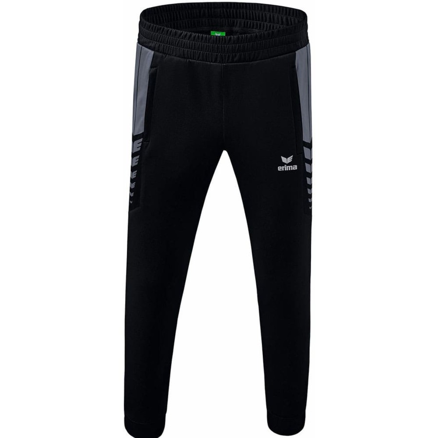 Kinder Erima Trainingshosen | Erima Kinder Trainingshose Six Wings Schwarz-Grau