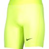 Herren Nike Tights | Nike Pro Strike Short Neongelb F702