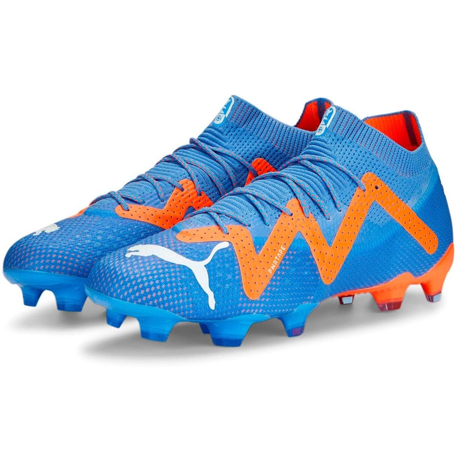 Sportschuhe Puma Puma Fusballschuhe | Puma Fusballschuh Fg/Ag Future Ultimate Blau-Orange-Weis