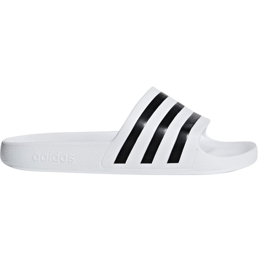 Sportschuhe Adidas | Adidas Herren Badesandale Adilette Aqua Weis-Schwarz