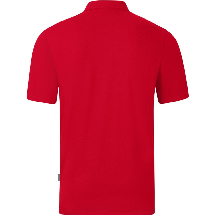 Herren Jako Polo-Shirts | Jako Herren Polo Organic Stretch Rot