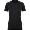 Damen Jako T-Shirts | Jako Damen T-Shirt Challenge Schwarz-Grun