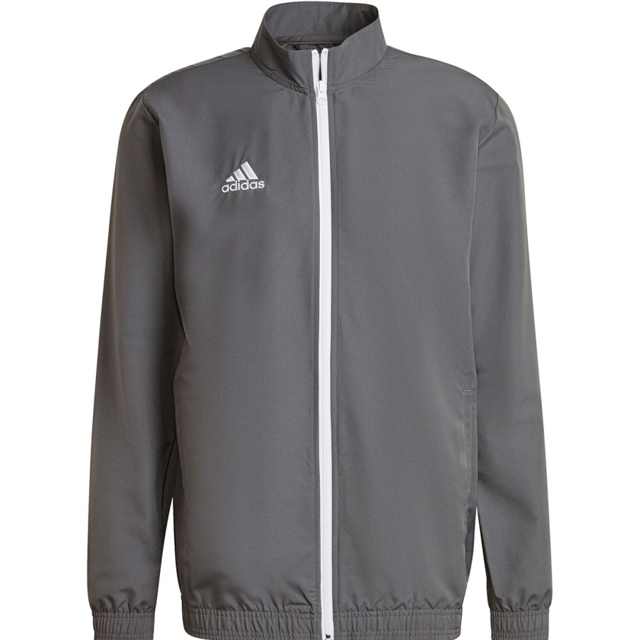 Herren Adidas Jacken | Adidas Prasentationsjacke Entrada 22 Grau