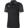 Herren Puma Polo-Shirts | Puma Polo Teamgoal 23 Sideline Schwarz-Grau