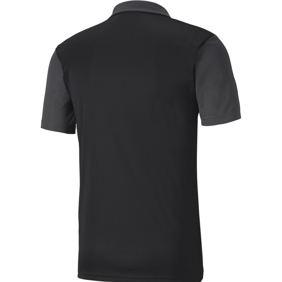 Herren Puma Polo-Shirts | Puma Polo Teamgoal 23 Sideline Schwarz-Grau