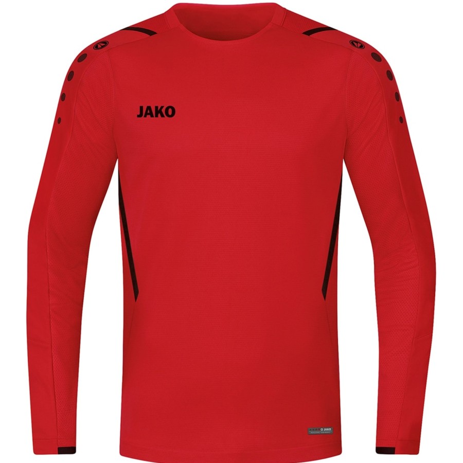 Kinder Jako Sweatshirts | Jako Kinder Sweatshirt Challenge Rot-Schwarz