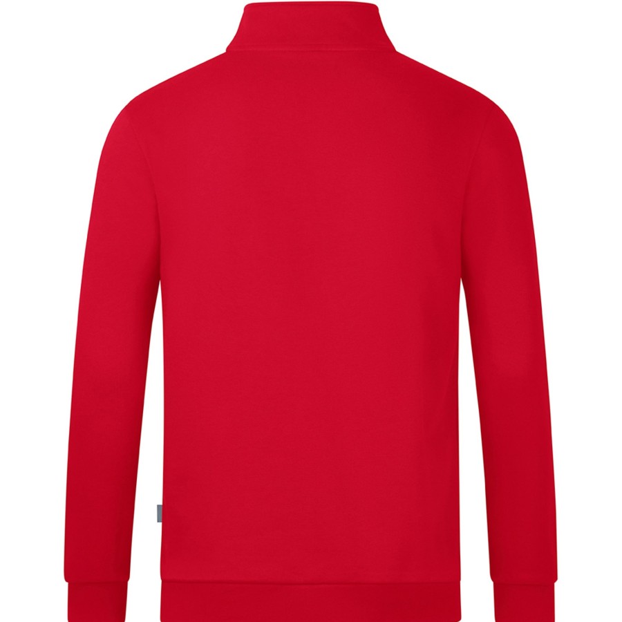 Herren Jako Sweatshirts | Jako Herren Ziptop Organic Rot