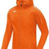 Damen Jako Jacken | Jako Classico Damen Kapuzenjacke Neonorange