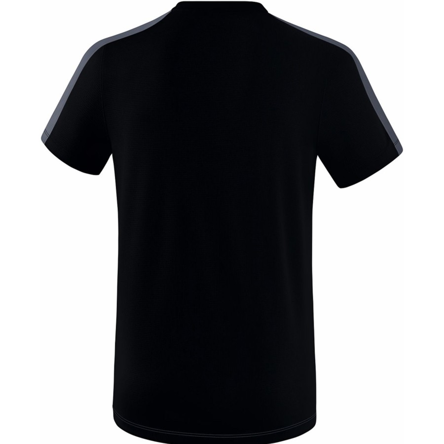 Herren Erima T-Shirts | Erima Herren T-Shirt Squad Schwarz-Grau