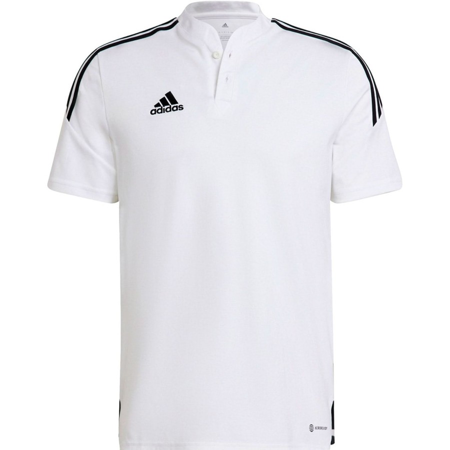 Herren Adidas Polo-Shirts | Adidas Poloshirt Condivo 22 Weis-Schwarz