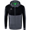 Herren Erima Jacken | Erima Herren Trainingsjacke Mit Kapuze Six Wings Grau