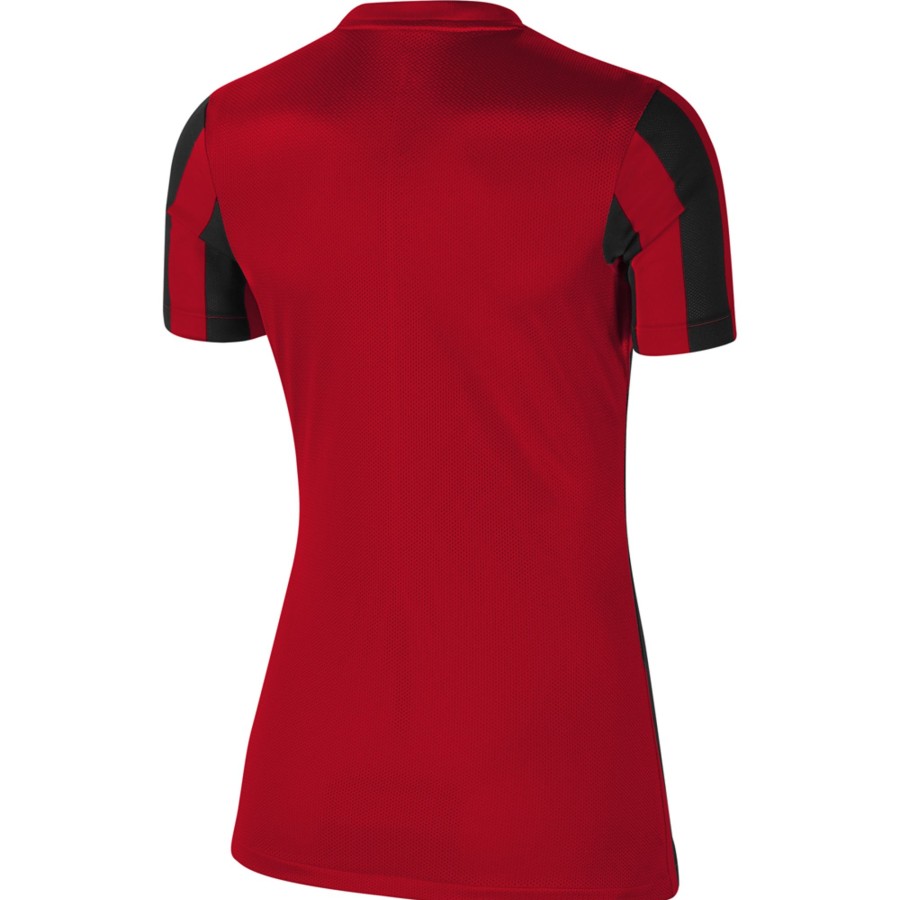 Damen Nike Trikots | Nike Damen Kurzarm Trikot Striped Division Iv Rot-Schwarz