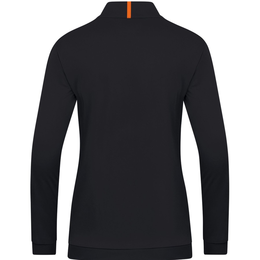 Damen Jako Jacken | Jako Damen Polyesterjacke Challenge Schwarz-Orange