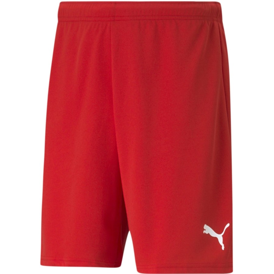 Herren Puma Shorts | Puma Shorts Teamrise Rot-Weis