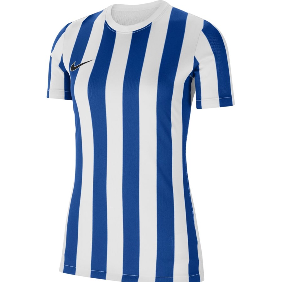 Damen Nike Trikots | Nike Damen Kurzarm Trikot Striped Division Iv Weis-Blau