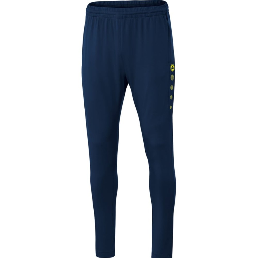 Herren Jako Trainingshosen | Jako Herren Trainingshose Premium Blau-Gelb