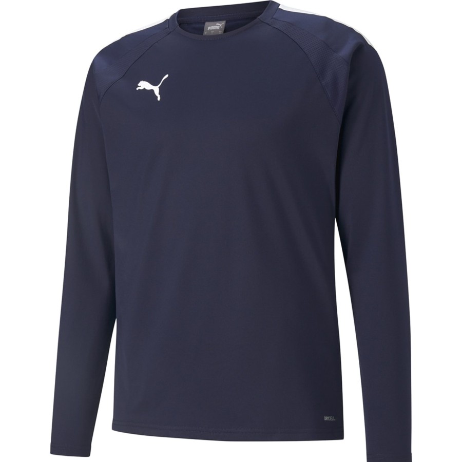 Herren Puma Sweatshirts | Puma Training Sweatshirt Teamliga Blau-Weis