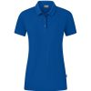 Damen Jako Polo-Shirts | Jako Damen Polo Organic Stretch Blau