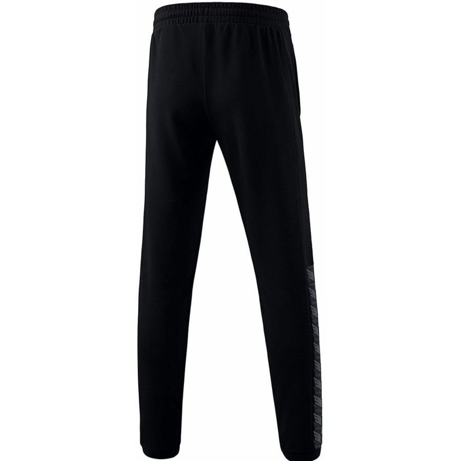 Herren Erima Jogginghosen | Erima Herren Sweathose Essential Team Schwarz-Grau