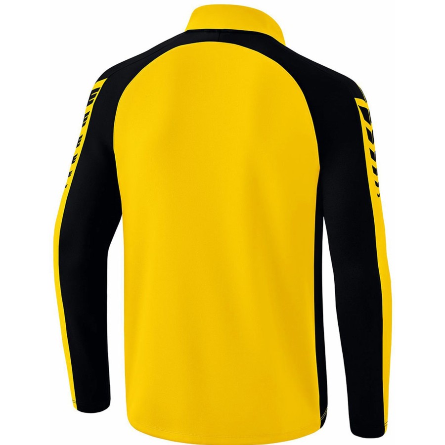 Kinder Erima Sweatshirts | Erima Kinder Trainingstop Six Wings Gelb-Schwarz