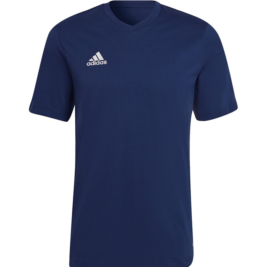 Herren Adidas T-Shirts | Adidas Herren T-Shirt Entrada 22 Blau