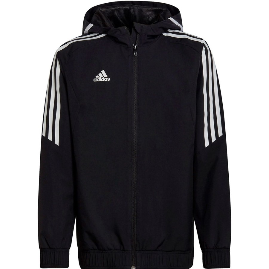 Kinder Adidas Jacken | Adidas Kinder Allwetterjacke Condivo 22 Schwarz