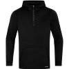 Herren Jako Hoodies | Jako Herren Zip Hoodie Pro Casual Schwarz