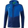 Herren Erima Jacken | Erima Herren Trainingsjacke Mit Kapuze Squad Blau