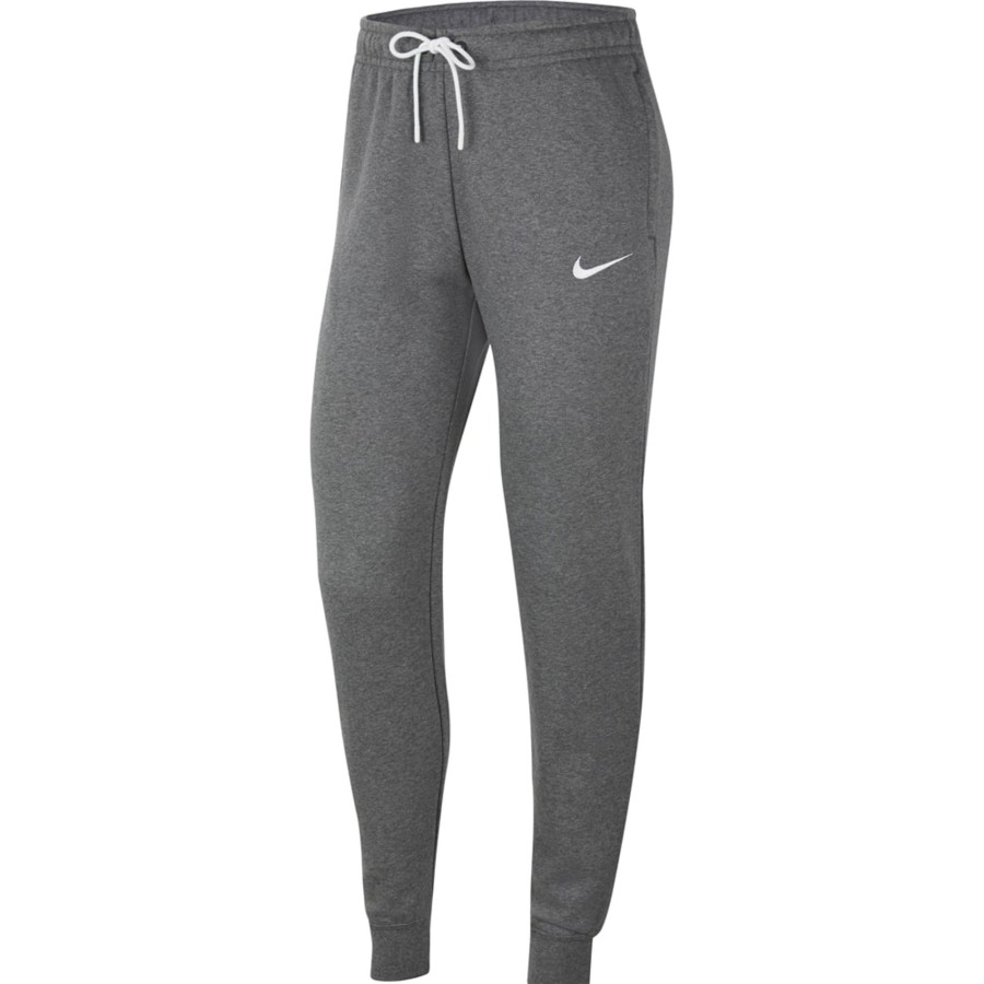 Damen Nike Trainingshosen | Nike Damen Fleece Trainingshose Park 20 Grau-Weis