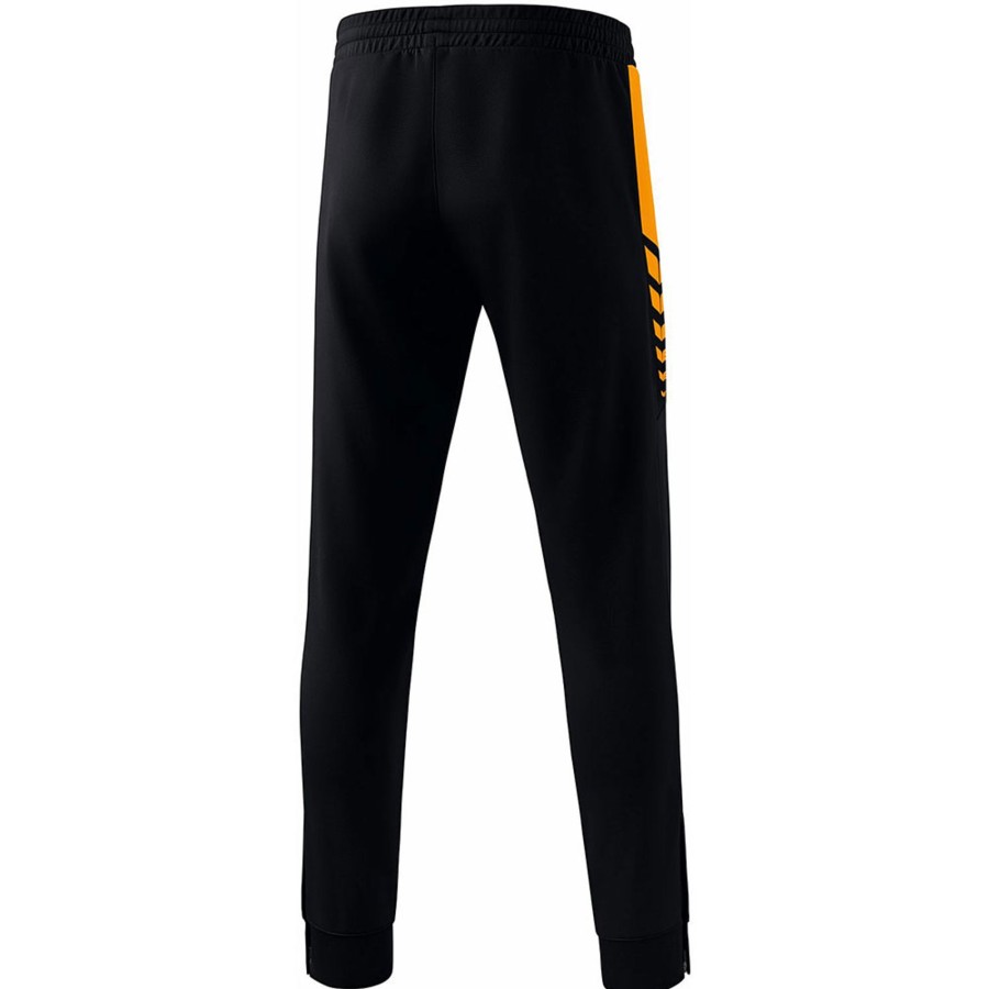 Kinder Erima Trainingshosen | Erima Kinder Trainingshose Six Wings Schwarz-Orange