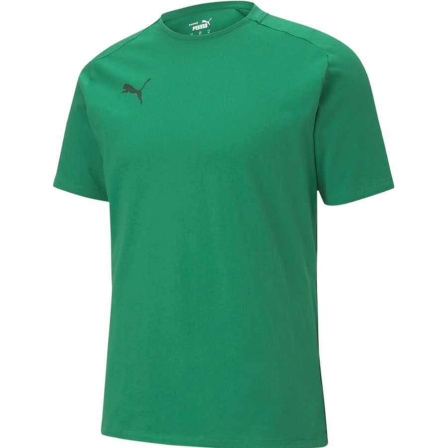 Damen Puma T-Shirts | Puma T-Shirt Teamcup Casuals Grun