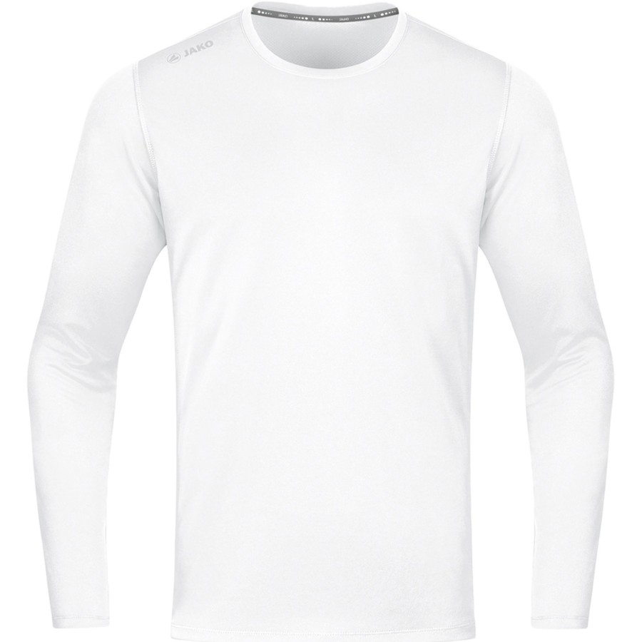 Herren Jako Baselayer | Jako Herren Longsleeve Run 2.0 Weis