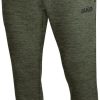 Herren Jako Jogginghosen | Jako Premium Basics Jogginghose Khaki Meliert