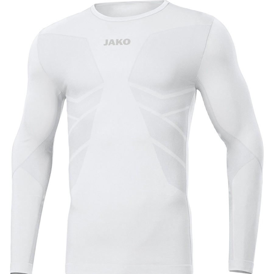 Kinder Jako Baselayer | Jako Kinder Longsleeve Comfort 2.0 Weis