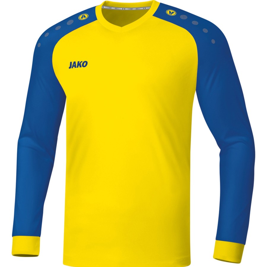 Herren Jako Trikots | Jako Langarm Trikot Champ 2.0 Gelb-Blau