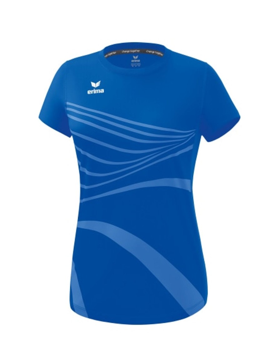 Damen Erima T-Shirts | Erima Damen Racing T-Shirt New Royal Gunstig