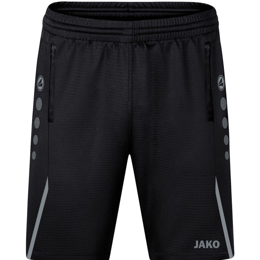 Kinder Jako Shorts | Jako Kinder Trainingsshorts Challenge Schwarz-Grau