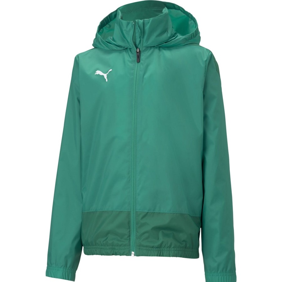 Kinder Puma Jacken | Puma Kinder Training Regenjacke Teamgoal 23 Grun