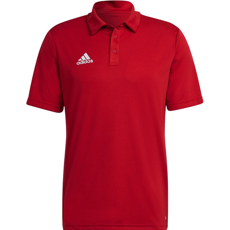 Herren Adidas Polo-Shirts | Adidas Poloshirt Entrada 22 Rot