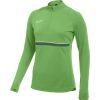 Damen Nike Trikots | Nike Damen Langarm Drill Top Academy 21 Grun-Weis