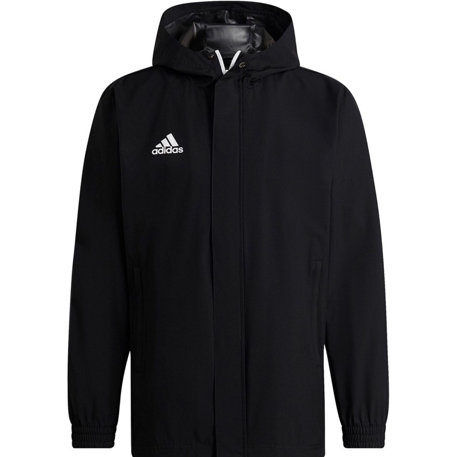 Herren Adidas Jacken | Adidas Allwetterjacke Entrada 22 Schwarz