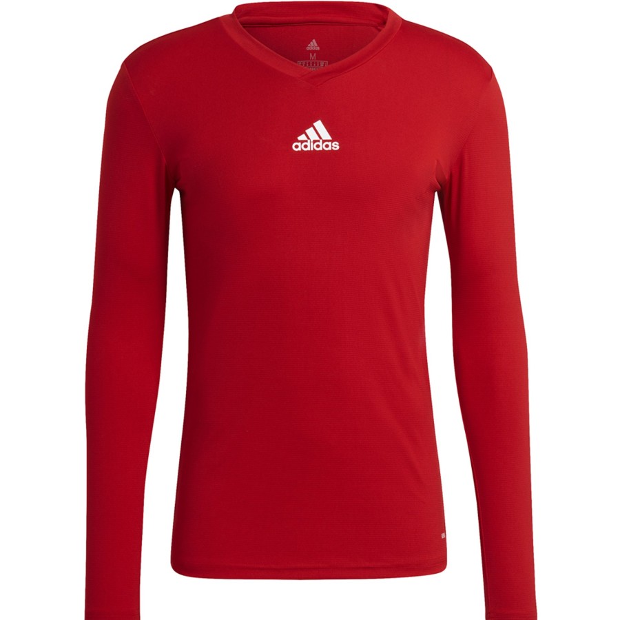 Herren Adidas Baselayer | Adidas Herren Langarm Base Shirt Team Rot