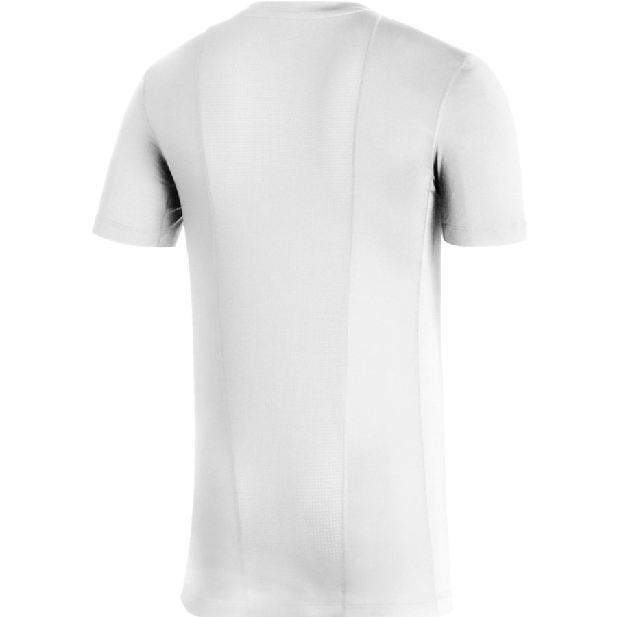 Herren Adidas Baselayer | Adidas Herren Kurzarm Shirt Techfit Weis