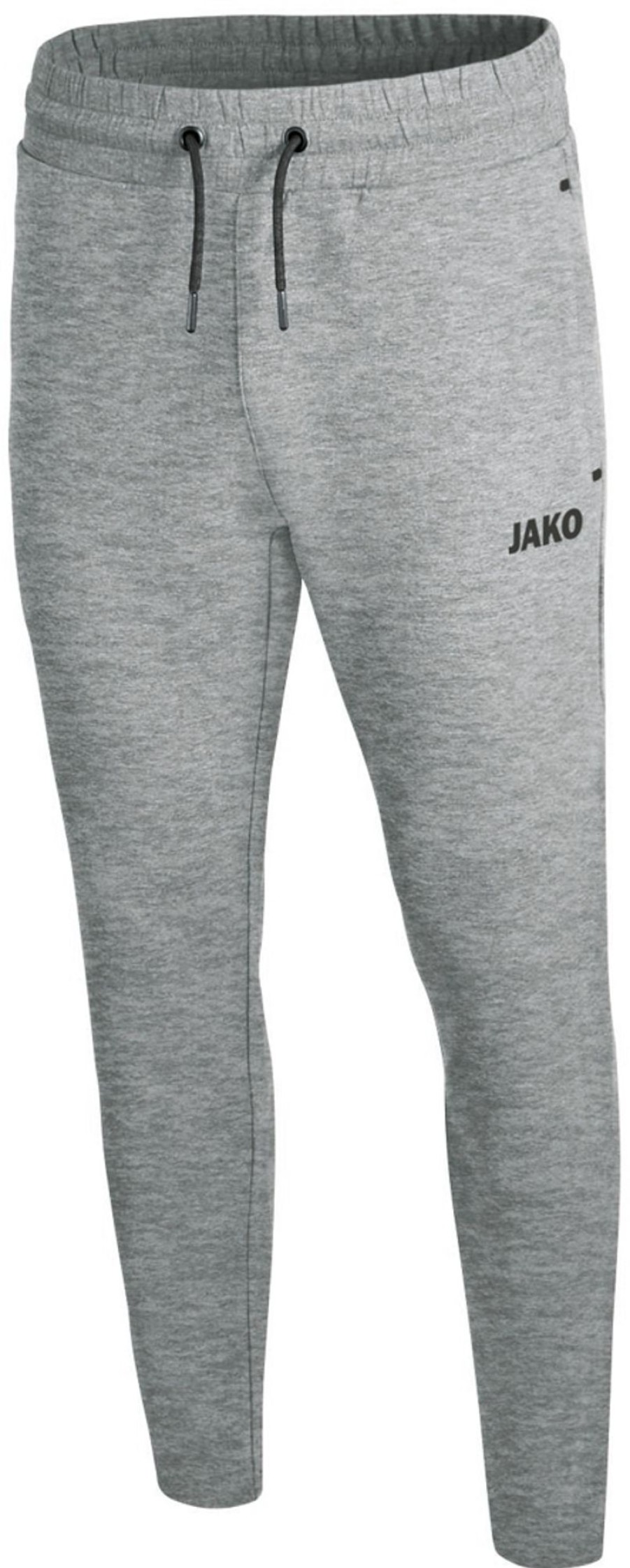 Herren Jako Jogginghosen | Jako Premium Basics Jogginghose Grau Meliert