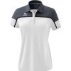 Damen Erima Polo-Shirts | Erima Damen Change By Erima Poloshirt Weis/Slate Grey/Schwarz Gunstig