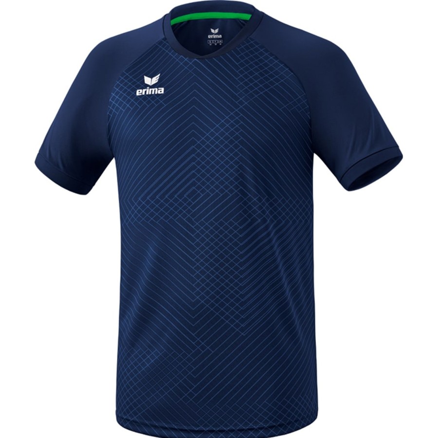 Herren Erima Trikots | Erima Herren Kurzarm Trikot Madrid Blau