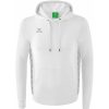 Herren Erima Hoodies | Erima Herren Kapuzensweat Essential Team Weis-Grau