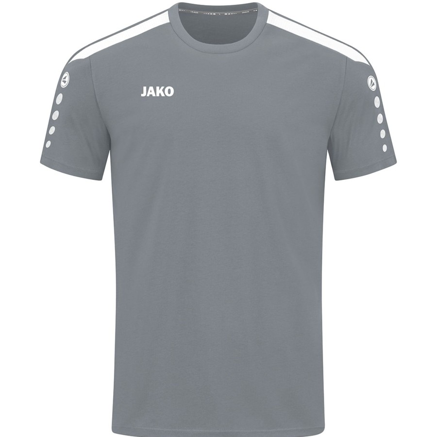 Herren Jako T-Shirts | Jako Herren T-Shirt Power Steingrau