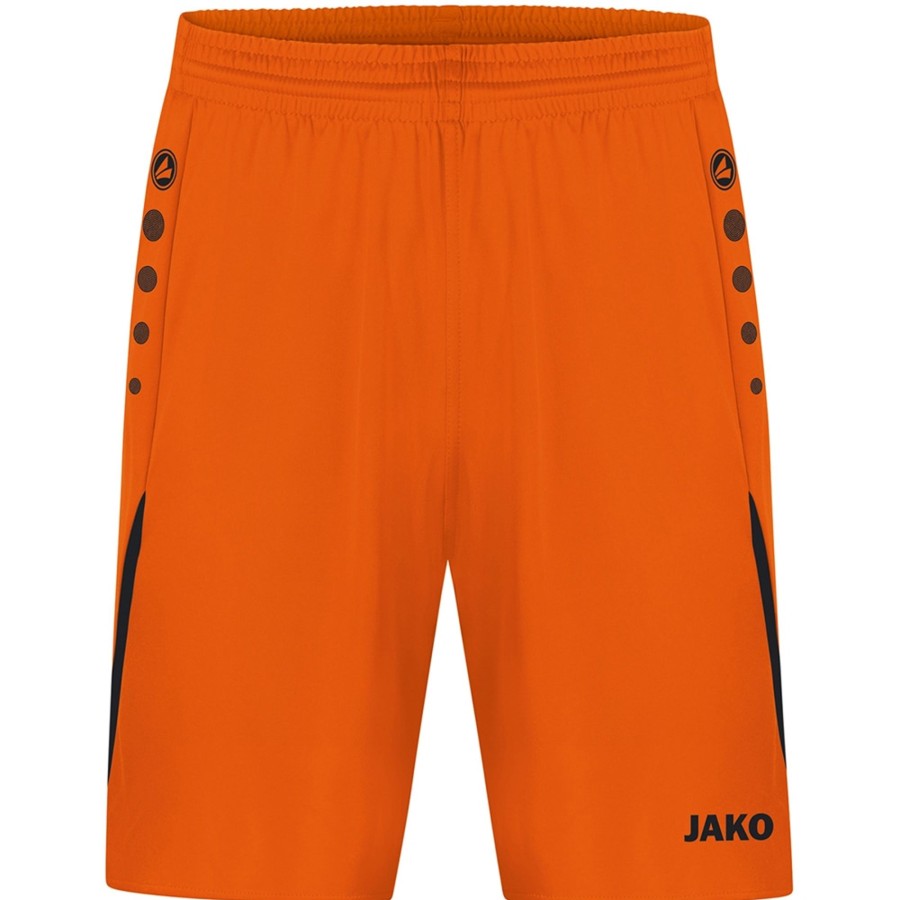 Herren Jako Shorts | Jako Herren Sporthose Challenge Orange-Schwarz